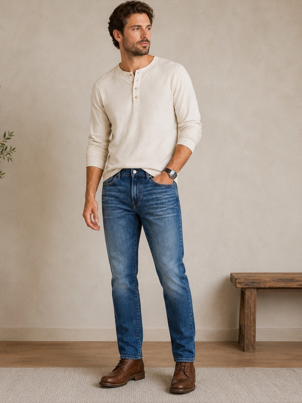 Lucky Brand 121 Slim Straight Jeans Men’s 29x32 Medium Wash Denim